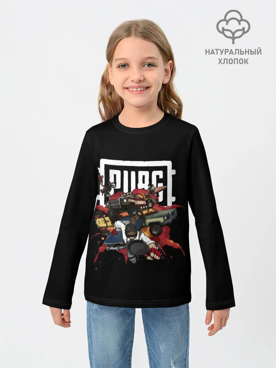 Детский лонгслив / PUBG BATTLE