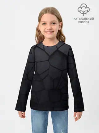 Детский лонгслив / Карбоновые 3D плиты | 3Д плиты геометрия