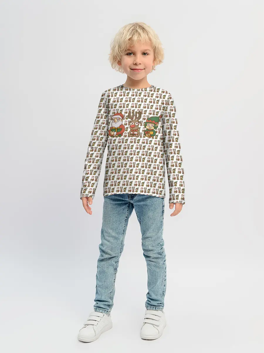 Детский лонгслив / Подарки хотят все и каждый.