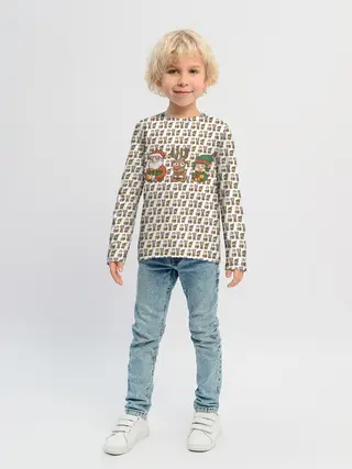 Детский лонгслив / Подарки хотят все и каждый.