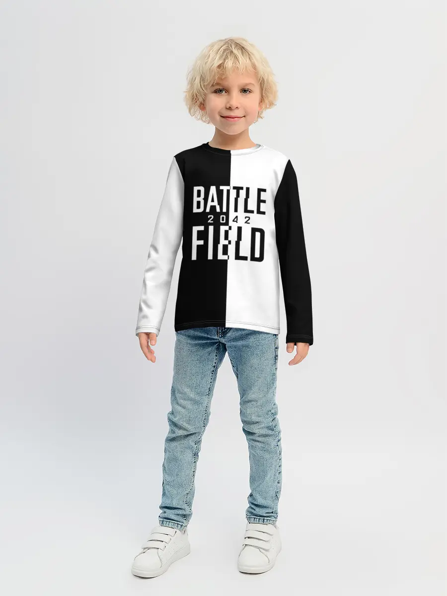 Детский лонгслив / БАТЛФИЛД 2042 | ЛОГОТИП