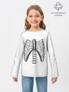 Детский лонгслив / ребра скелета