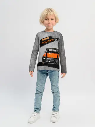 Детский лонгслив / Maшина Mini