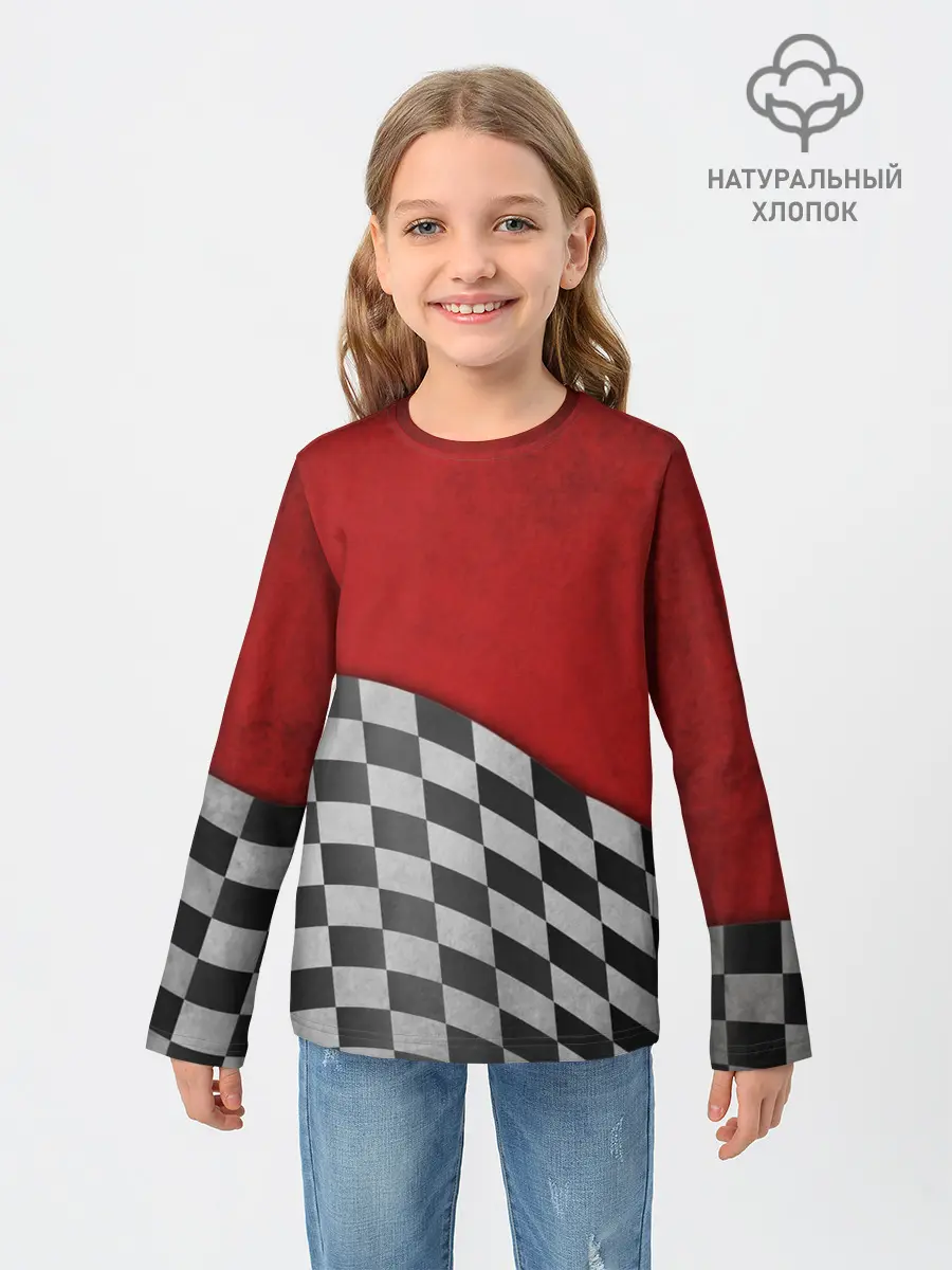 Детский лонгслив / Финиш