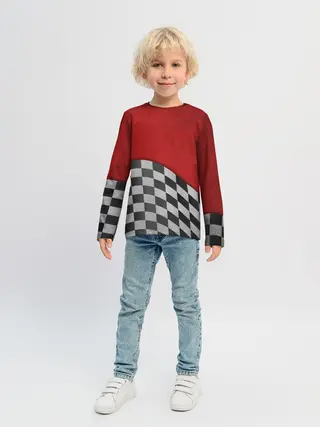 Детский лонгслив / Финиш