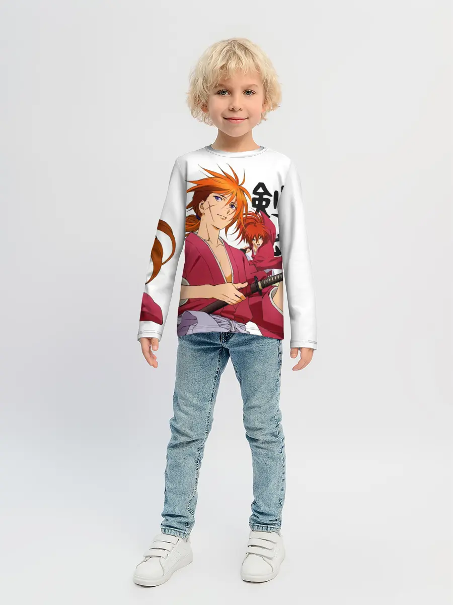 Детский лонгслив / Бродяга Кенсин - Химура