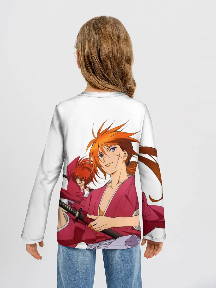 Детский лонгслив / Бродяга Кенсин - Химура