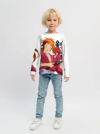 Детский лонгслив / Бродяга Кенсин - Химура