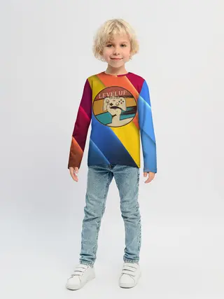 Детский лонгслив / Джойстик | Level Up