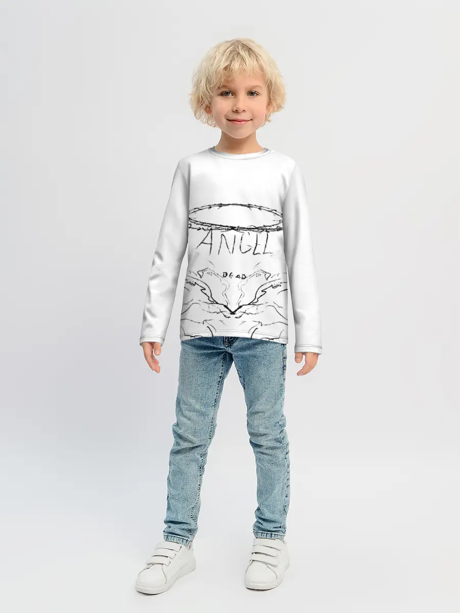 Детский лонгслив / Angel of dead
