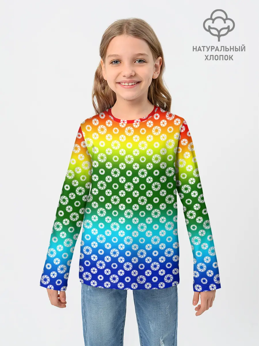 Детский лонгслив / Для фотографов. RGB. Диафрагма.