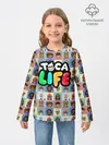 Детский лонгслив / Toca Boca characters | Тока бока персонажи