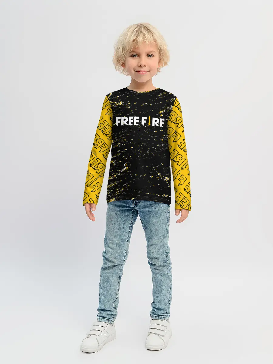 Детский лонгслив / garena | free fire,