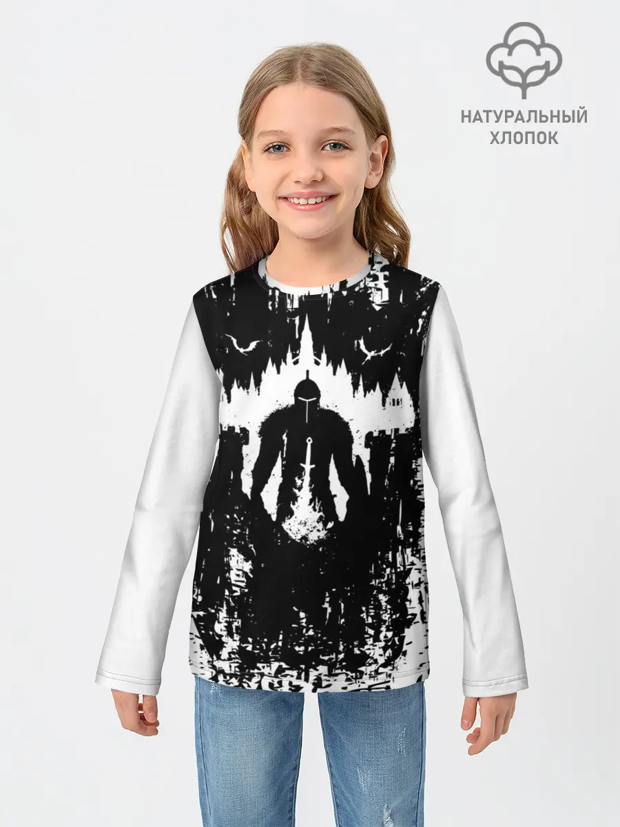 Детский лонгслив / ТЁМНЫЕ ДУШИ | DARK SOULS