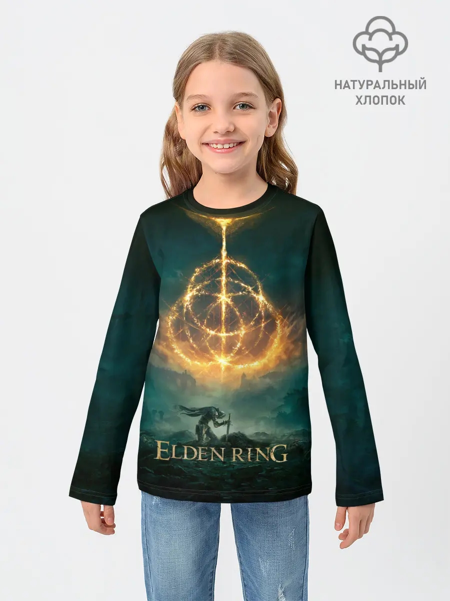 Детский лонгслив / Elden Ring Game Art