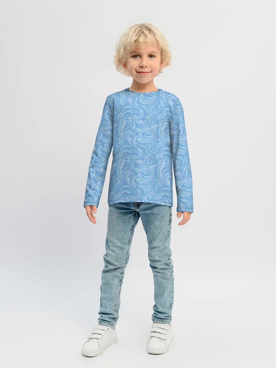 Детский лонгслив / Морозный Иней