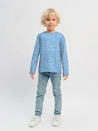 Детский лонгслив / Морозный Иней