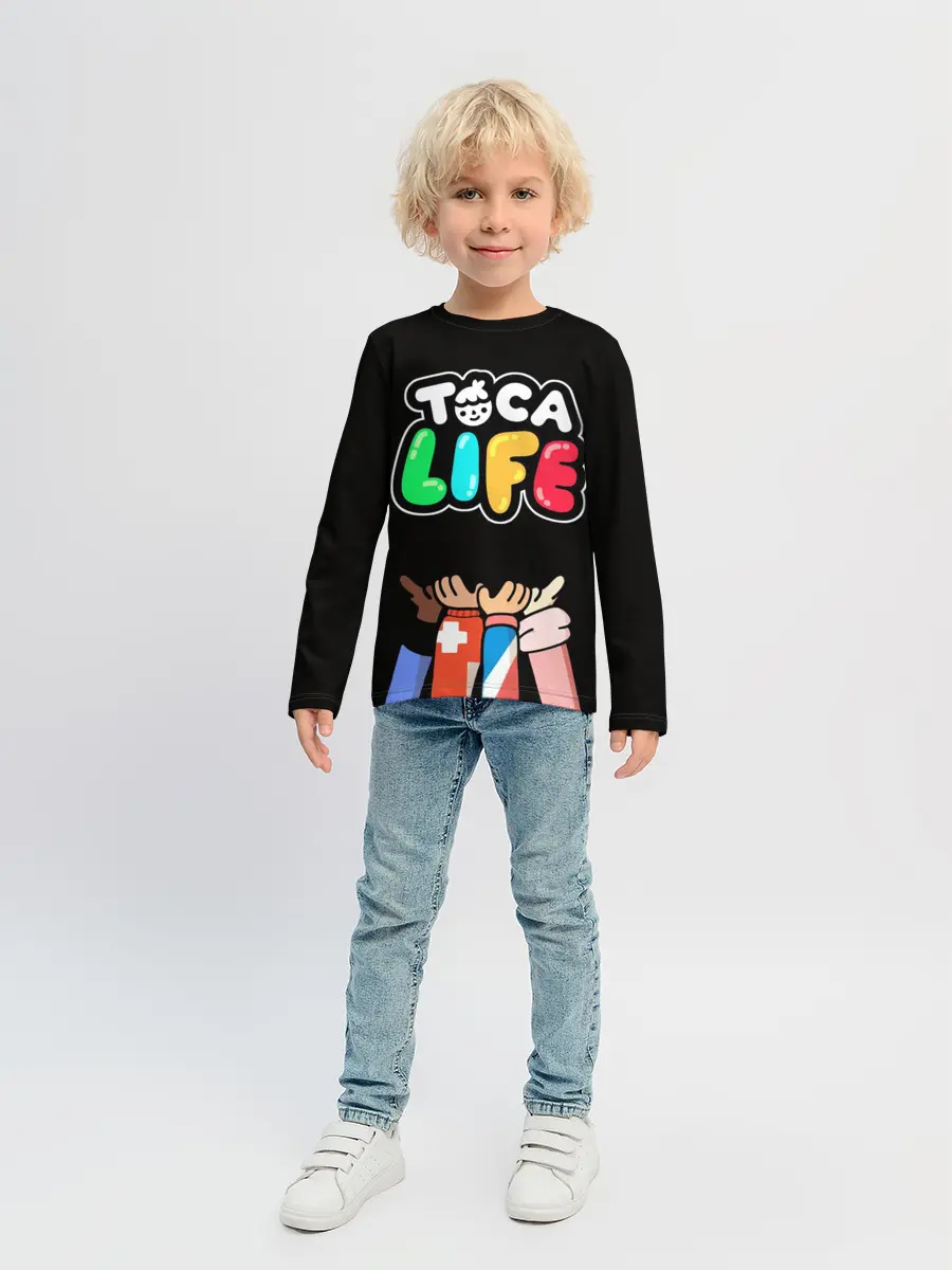 Детский лонгслив / Toca Boca | Тока бока ДРУЖБА