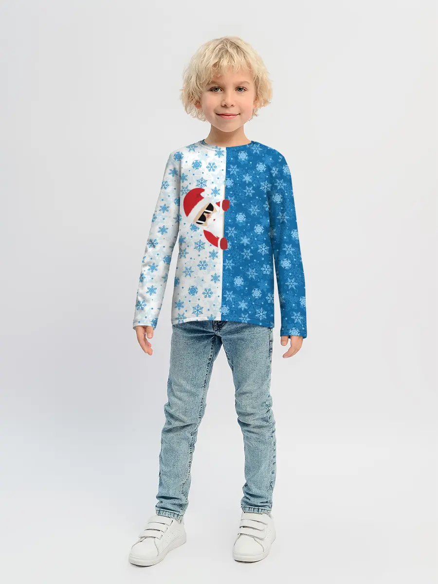 Детский лонгслив / С Новым Годом