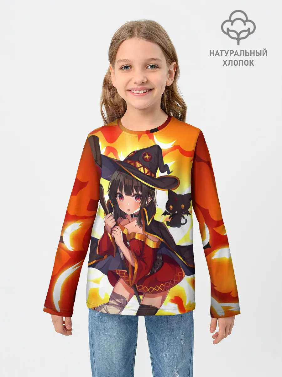 Детский лонгслив / MeguminYunyun