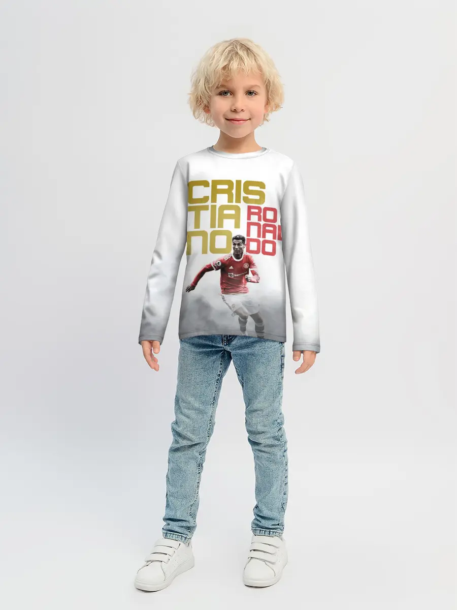 Детский лонгслив / Криштиану Роналду, Манчестер