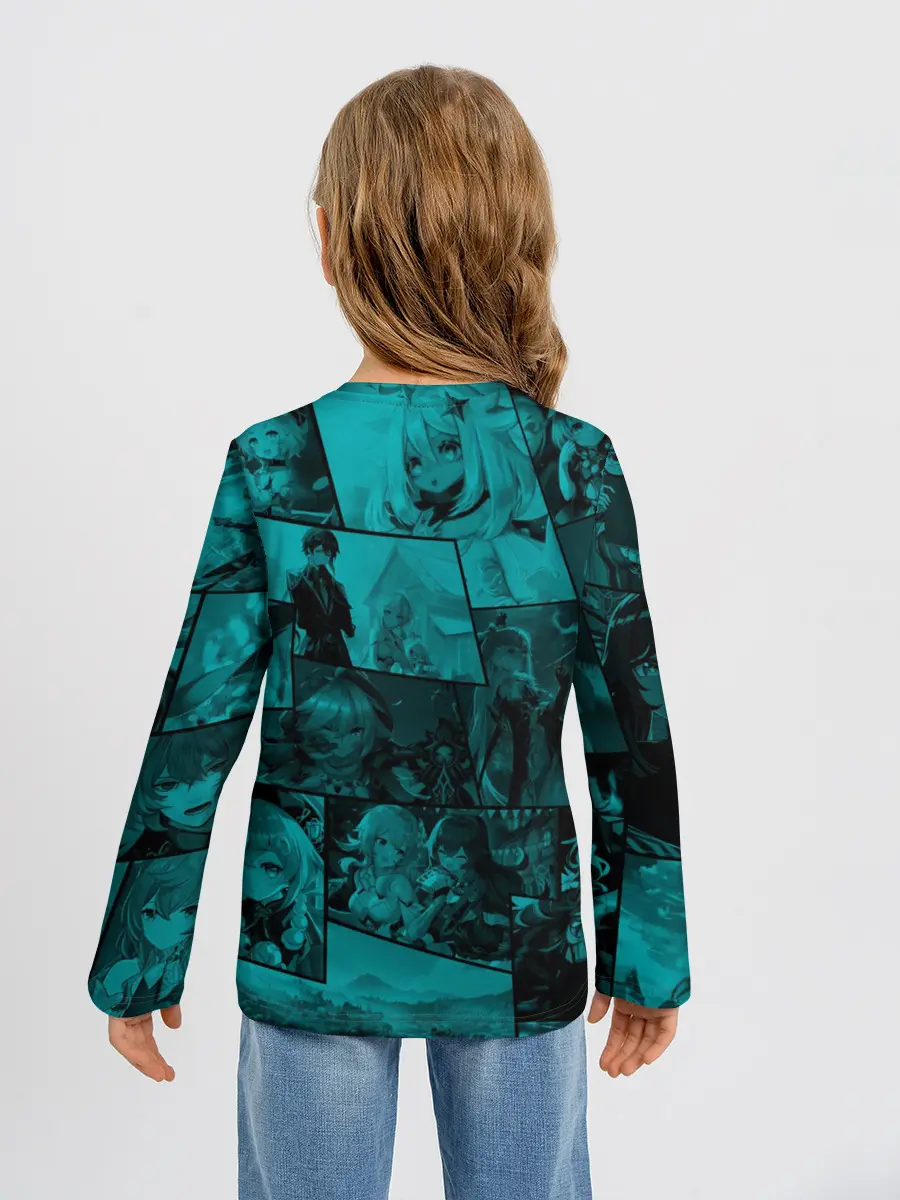 Детский лонгслив / Чжун Ли , Genshin Impact