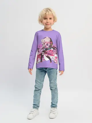 Детский лонгслив / Gacha Club DJ Cry