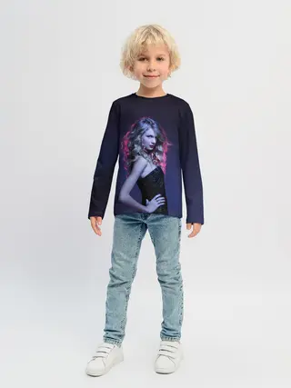 Детский лонгслив / Игривая Тейлор