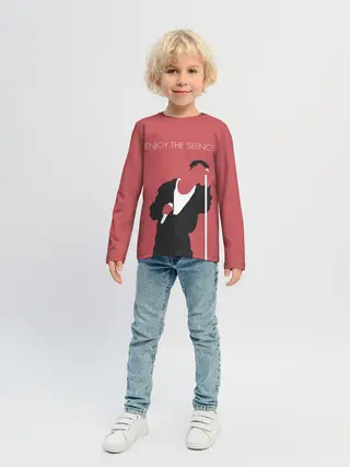 Детский лонгслив / Ганн на концерте