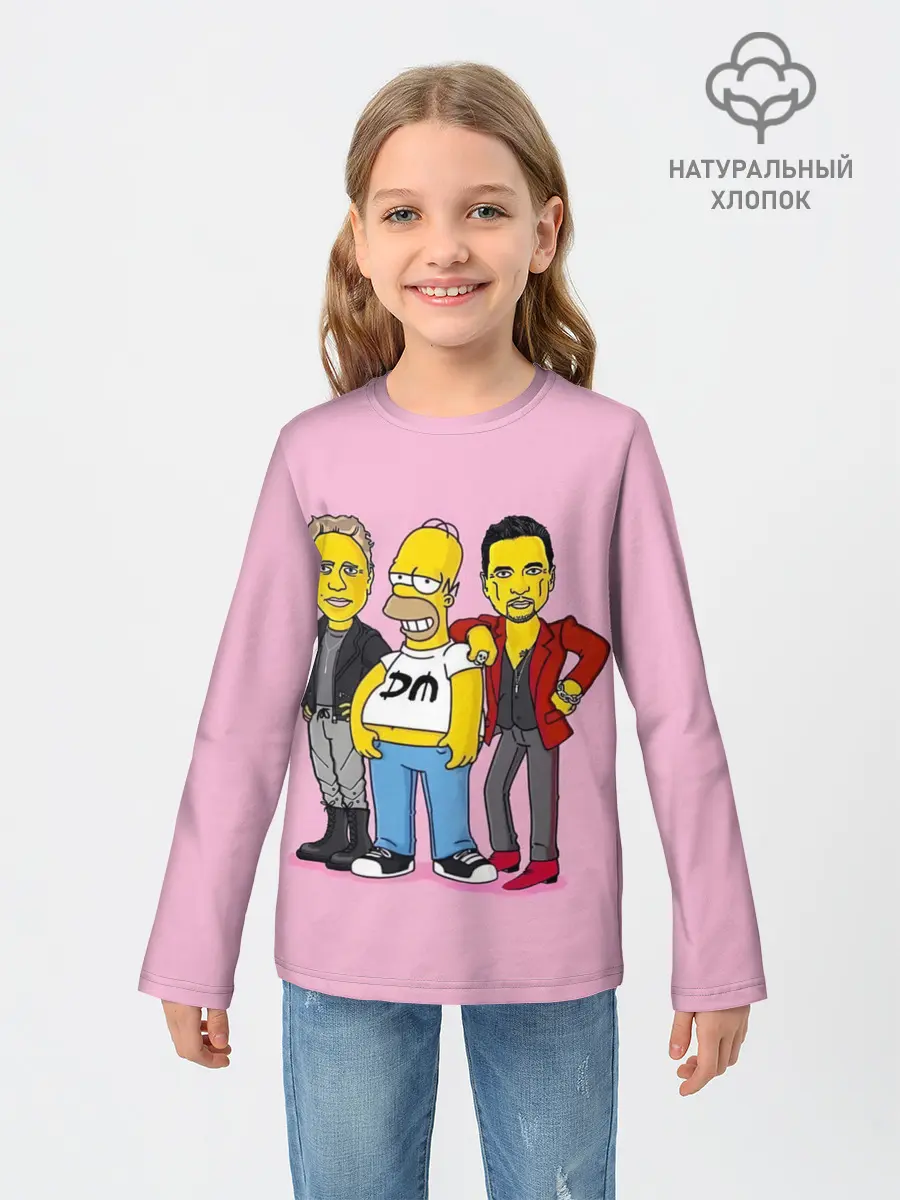 Детский лонгслив / ДМ и Гомер