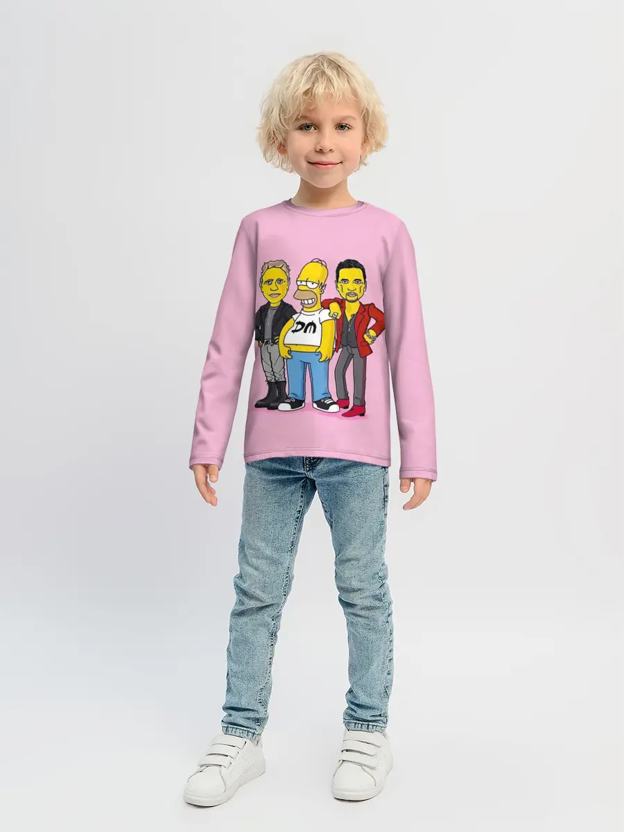 Детский лонгслив / ДМ и Гомер