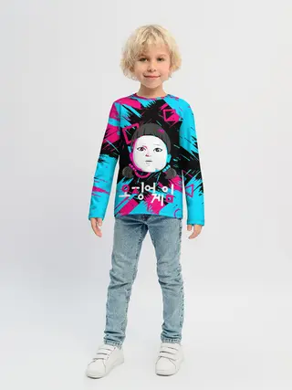 Детский лонгслив / SQUID GAME | ИГРА В КАЛЬМАРА | DOLL,