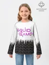 Детский лонгслив / Игра в кальмара фигуры,