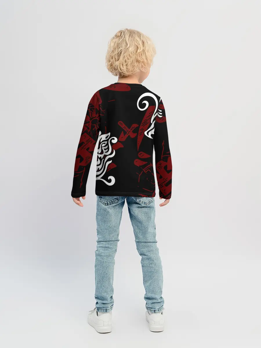 Детский лонгслив / ТОКИЙСКИЕ МСТИТЕЛИ ТАТУ ЛОГО