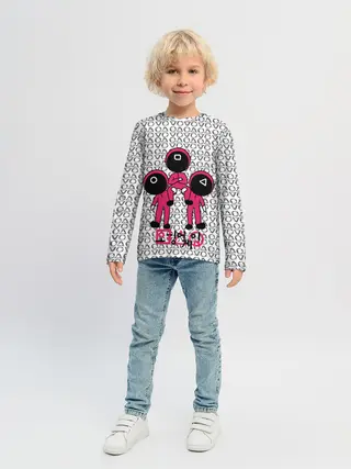 Детский лонгслив / Игра в кальмара / Squid Game/