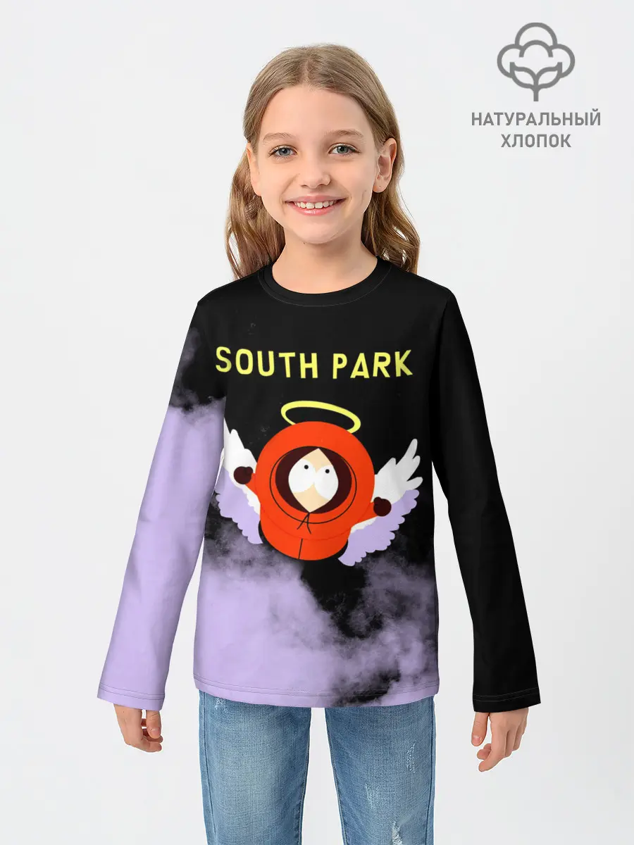 Детский лонгслив / Кенни реально умер | Южный парк