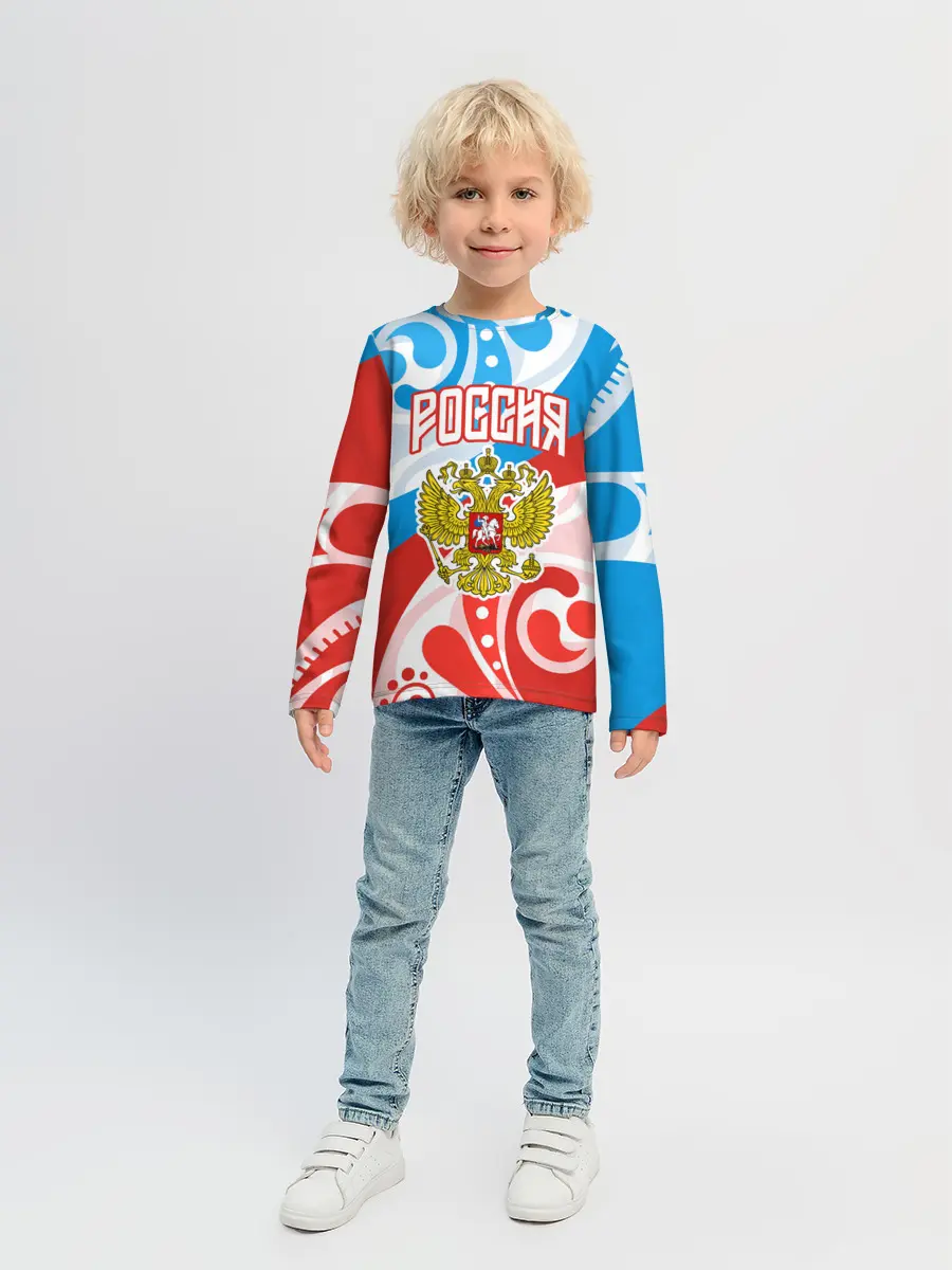 Детский лонгслив / Россия! Герб