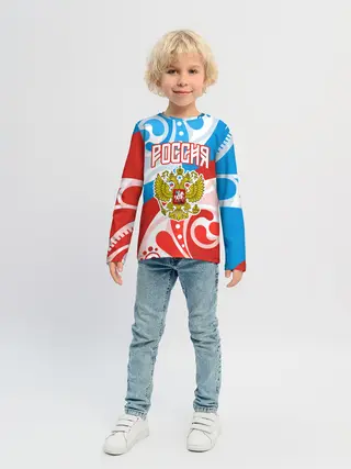 Детский лонгслив / Россия! Герб