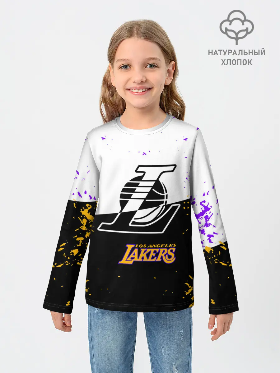 Детский лонгслив / Коби Брайант Los Angeles Lakers,