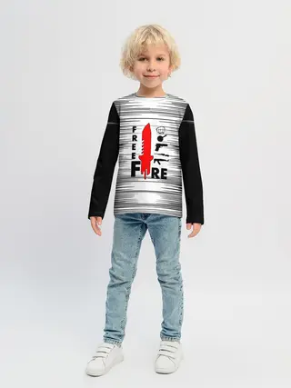 Детский лонгслив / Free Fire Фри Фаер,