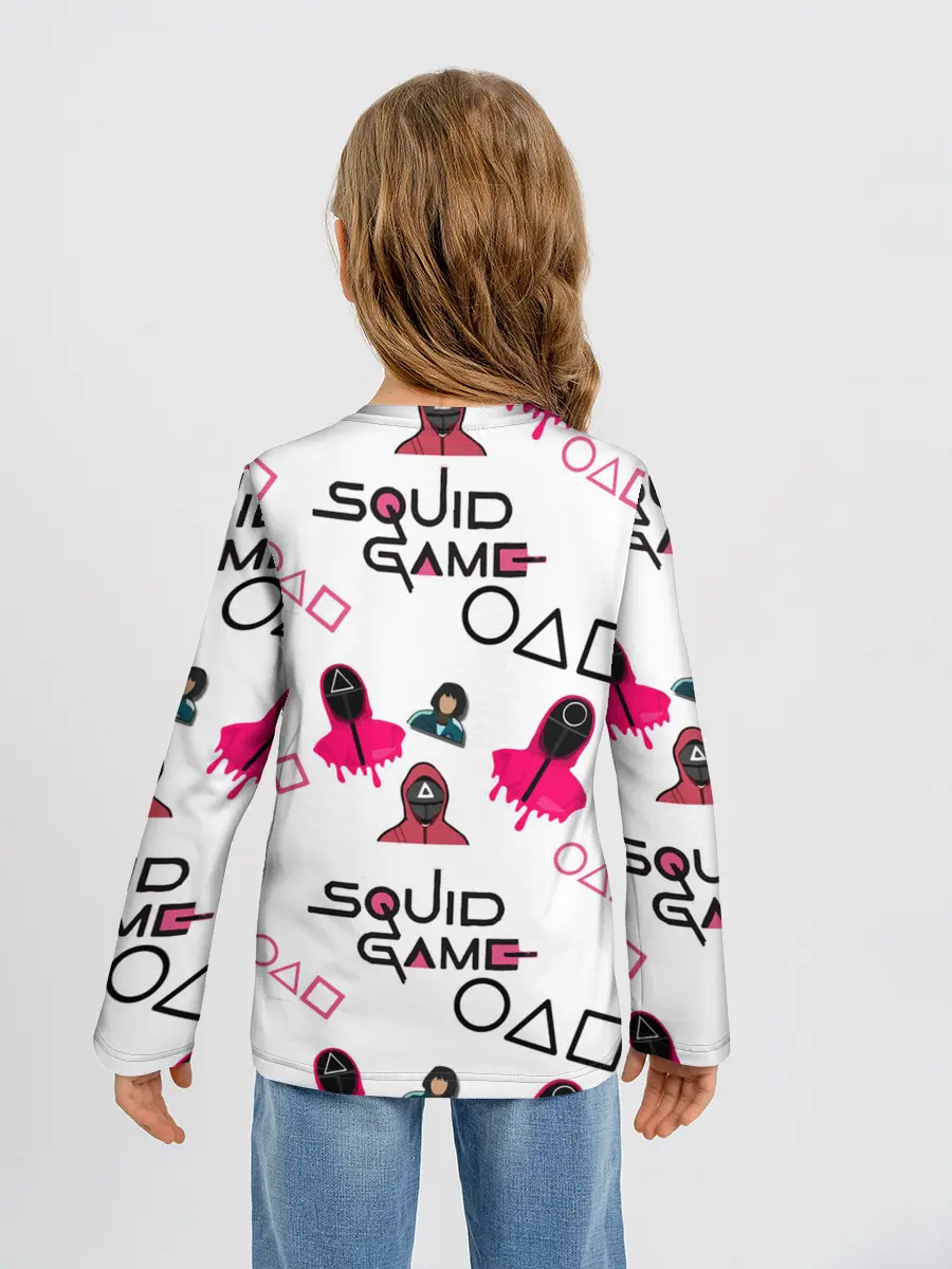 Детский лонгслив / игра в кальмара злодеи