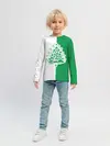 Детский лонгслив / Зелёная Ёлочка