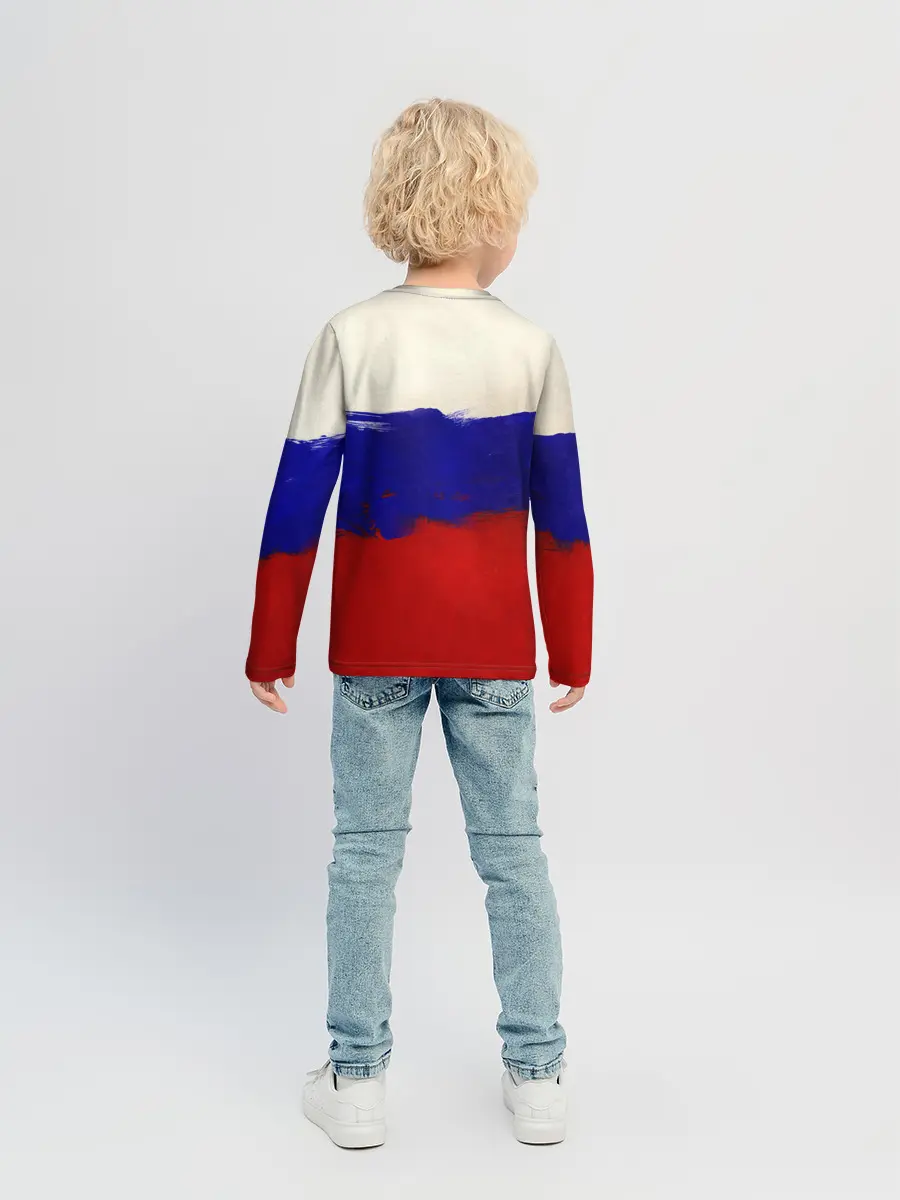 Детский лонгслив / Российский футбол