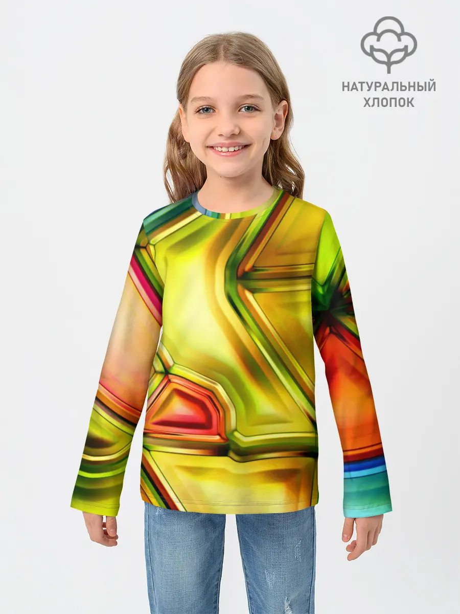 Детский лонгслив / Абстрактная абстракция