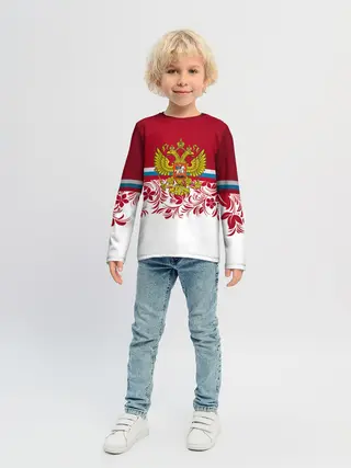 Детский лонгслив / Российский герб