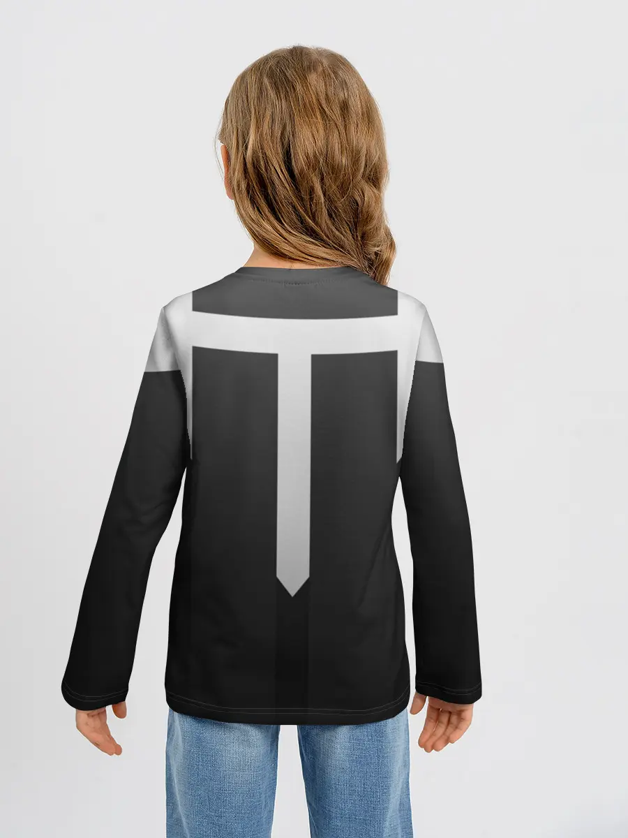 Детский лонгслив / футуристический вектор