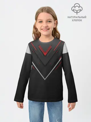 Детский лонгслив / футуристический вектор