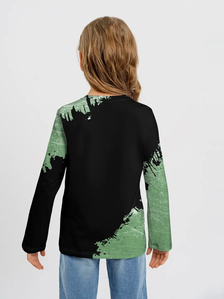 Детский лонгслив / Линкин Парк в стиле Гранж | Linkin Park