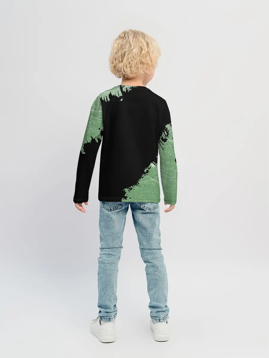 Детский лонгслив / Линкин Парк в стиле Гранж | Linkin Park