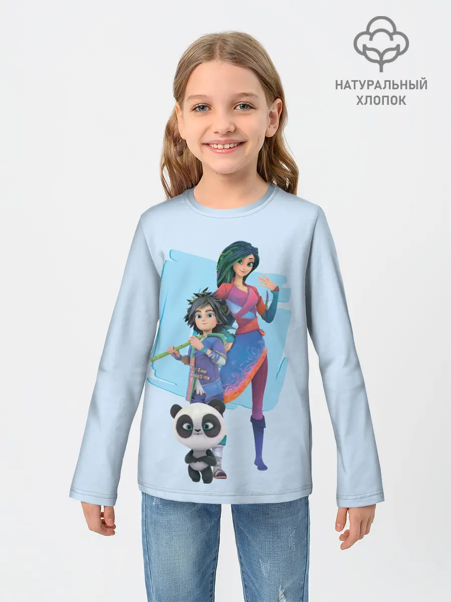 Детский лонгслив / Мэй и Бао